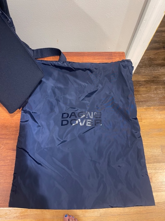 Dagne Dover Dakota neoprene Backpack + zip pouch & shoe bag in Storm Navy Medium main image 8